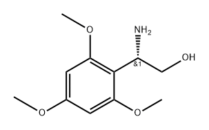 (S)-2-amino-2-(2,4,6-trimethoxyphenyl)ethan-1-ol 结构式