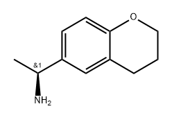 (1S)-1-(3,4-dihydro-2H-chromen-6-yl)ethanamine 结构式