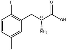 2-Fluoro-5-methyl-D-phenylalanine 结构式