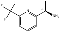 (R)-1-(6-(三氟甲基)吡啶-2-基)乙-1-胺 结构式