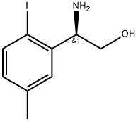 (2R)-2-amino-2-(2-iodo-5-methylphenyl)ethanol 结构式