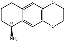 (S)-2,3,6,7,8,9-hexahydronaphtho[2,3-b][1,4]dioxin-6-amine 结构式