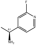 (S)-1-(2-氟吡啶-4-基)乙胺 结构式