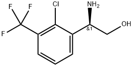(2R)-2-amino-2-[2-chloro-3-(trifluoromethyl)phenyl]ethanol 结构式