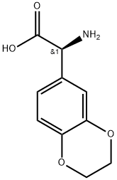 (S)-2-amino-2-(2,3-dihydrobenzo[b][1,4]dioxin-6-yl)aceticacid 结构式