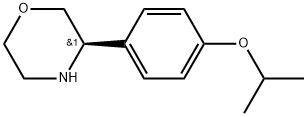(R)-3-(4-isopropoxyphenyl)morpholine 结构式