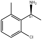 (1S)-1-(6-CHLORO-2-METHYLPHENYL)ETHYLAMINE 结构式