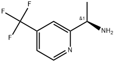 2-Pyridinemethanamine, α-methyl-4-(trifluoromethyl)-, (αR)- 结构式