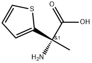 2-Thiopheneacetic acid, α-amino-α-methyl-, (αS)- 结构式