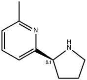 (S)-2-甲基-6-(吡咯烷-2-基)吡啶 结构式