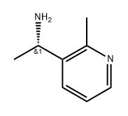 (S)-1-(2-甲基吡啶-3-基)乙胺 结构式
