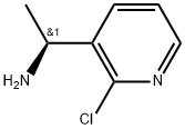 3-Pyridinemethanamine, 2-chloro-α-methyl-, (αS)- 结构式