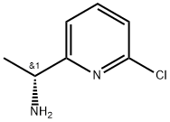 2-Pyridinemethanamine, 6-chloro-α-methyl-, (αR)- 结构式