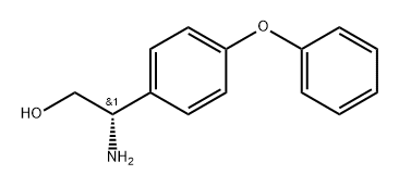 (S)-2-氨基-2-(4-苯氧基苯基)乙醇 结构式