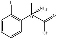 (S)-2-氨基-2-(2-氟苯基)丙酸 结构式