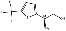 (R)-2-amino-2-(5-(trifluoromethyl)thiophen-2-yl)ethan-1-ol 结构式