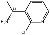 3-Pyridinemethanamine, 2-chloro-α-methyl-, (αR)- 结构式