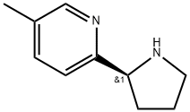 (S)-5-甲基-2-(吡咯烷-2-基)吡啶 结构式