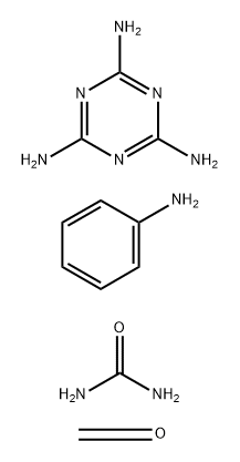 Urea, polymer with benzenamine, formaldehyde and 1,3,5-triazine-2,4,6-triamine, bisulfited 结构式