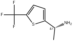 (R)-1-(5-(trifluoromethyl)thiophen-2-yl)ethan-1-amine 结构式