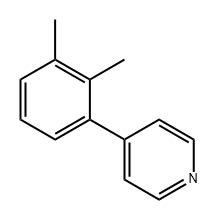 4-(2,3-二甲基苯基)吡啶 结构式