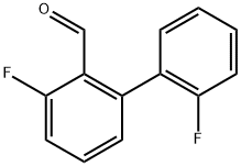 2',3-difluoro-[1,1'-biphenyl]-2-carbaldehyde 结构式