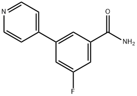 3-Fluoro-5-(pyridin-4-yl)benzamide