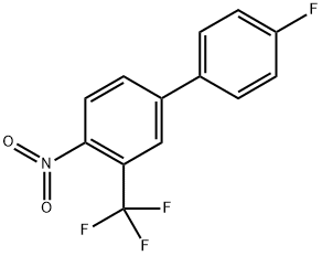 4'-Fluoro-4-nitro-3-(trifluoromethyl)-1,1'-biphenyl 结构式