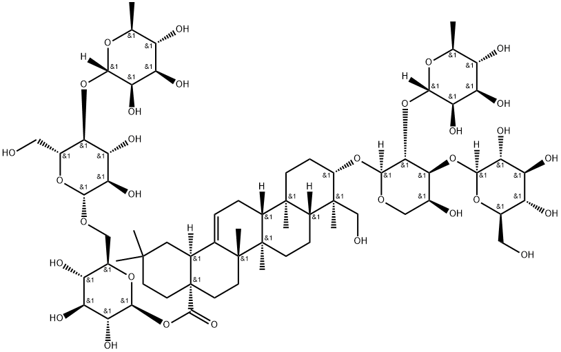 刺楸皂苷C 结构式