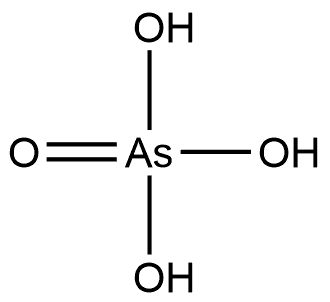 Arsenate(1-), trihydroxyoxo-, (T-4)- 结构式