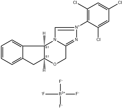 (-)-茚胺醇三氯苯肼三氮唑 结构式