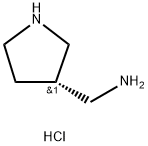 (S)-3-氨甲基吡咯烷二盐酸盐 结构式