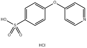 4-(4-Pyridinyloxy) benzenesulfonic acid hydrochloride 结构式