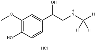 (+/-)-METANEPHRINE-D3 HCL (N-METHYL-D3) 结构式