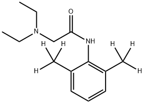 Lidocaine-d6 HCl 结构式