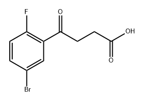 4-(5-Bromo-2-fluorophenyl)-4-oxobutanoic acid 结构式