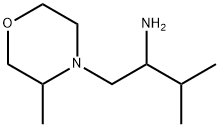 4-Morpholineethanamine, 3-methyl-α-(1-methylethyl)- 结构式