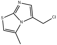 5-(chloromethyl)-3-methylimidazo[2,1-b]thiazole 结构式