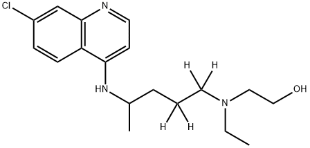 Hydroxychloroquine D4 结构式