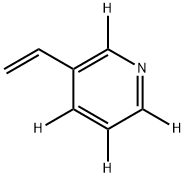 [2H4]-3-乙烯基吡啶 结构式