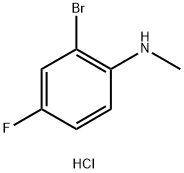 2-Bromo-4-fluoro-N-methylaniline hydrochloride 结构式