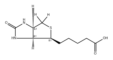 生物素-（ 环- 6,6-d2 ） 结构式