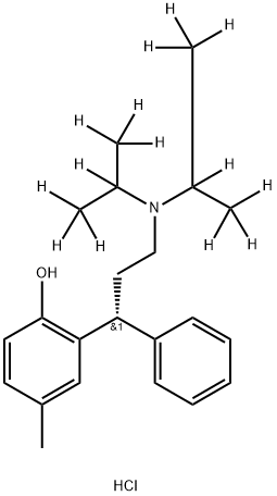 托特罗定 D14 盐酸盐 结构式