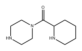 哌嗪-1-基(哌啶-2-基)甲酮 结构式