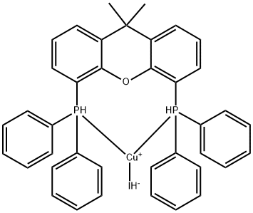 碘[4,5-双(二苯基膦基)-9,9-二甲基氧杂蒽]铜(I) 结构式