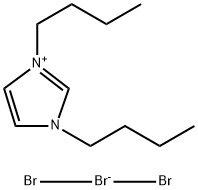 1,3-二正丁基三溴咪唑鎓 结构式
