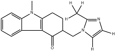 恩丹西酮-D5 结构式