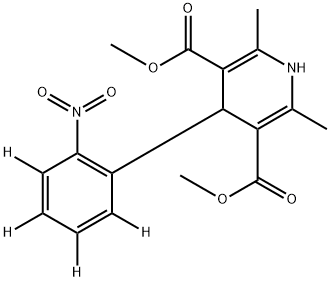 硝苯地平-D4 结构式