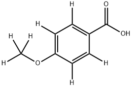 4-METHOXYBENZOIC-D7 ACID 结构式