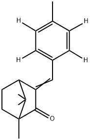 3-(4-Methylbenzylidine-d4)caMphor 结构式